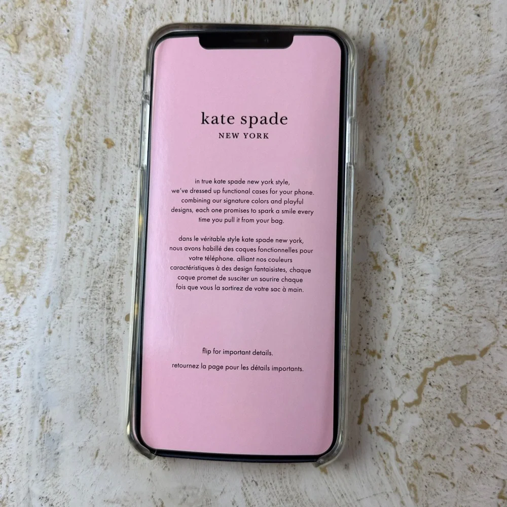 Kate Spade New York Blossom Case for iPhone XS MAX - protective hardshell